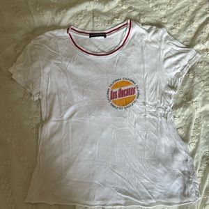 cropped brandy melville tshirt! One size only, fits like a small!